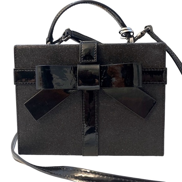 KATE SPADE NY Wrapping Party Gift Box Convertible Leather Handbag Crossbody Bag - Picture 6 of 16